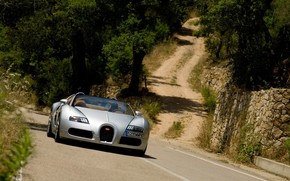 Bugatti Veyron 16.4 Grand Sport 2010 in Sardinia - Front Angle Drive Tilt wallpaper