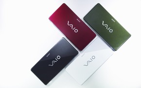 Sony Vaio 4 colors game wallpaper