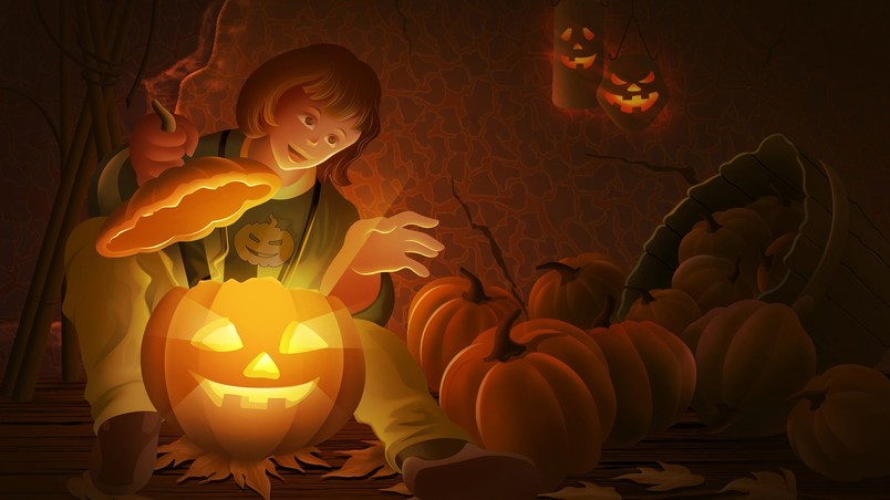 Cool Halloween Pumpkin wallpaper
