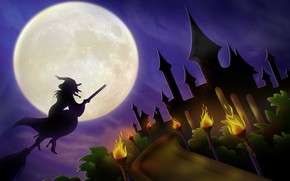 Halloween  Night Moon wallpaper