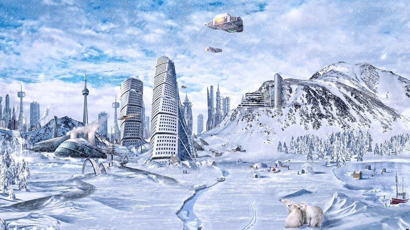 Beautiful 3D Winter Fantasy wallpaper