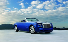 Rolls Royce Phantom Drophead Coupe Blue wallpaper