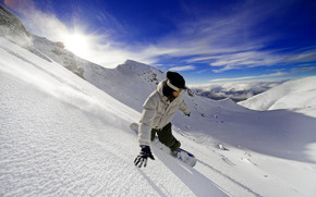 Exciting Snow Skiing wallpaper