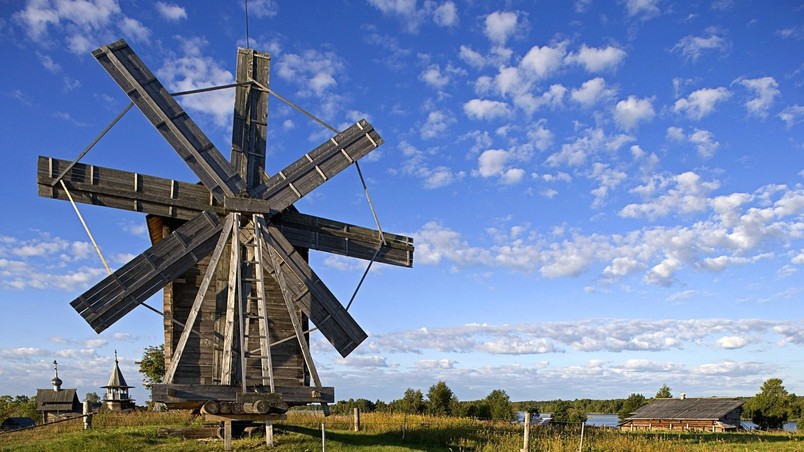 Windmill wallpaper