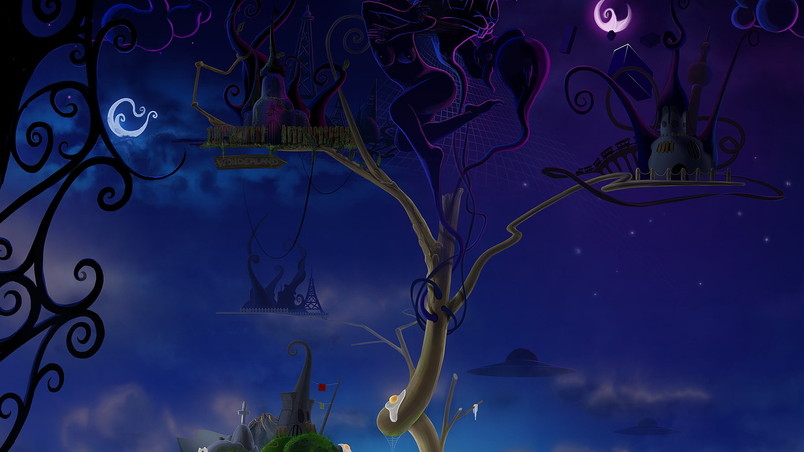 Night in Wonderland wallpaper