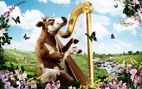 Singing Cow wallpaper