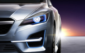 Subaru Impreza Concept headlight wallpaper