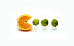 Orange and Lime wallpaper
