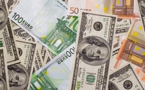 Dollars and Euros wallpaper