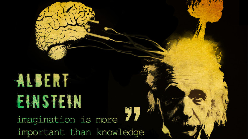 Albert Einstein Thoughts wallpaper