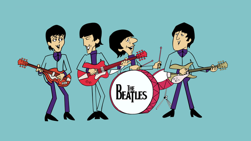 The Beatles Comics wallpaper