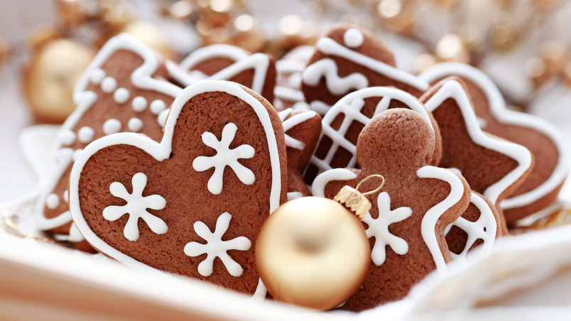 Sweets for Christmas wallpaper
