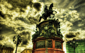 Bronze Horseman St Petersburg wallpaper