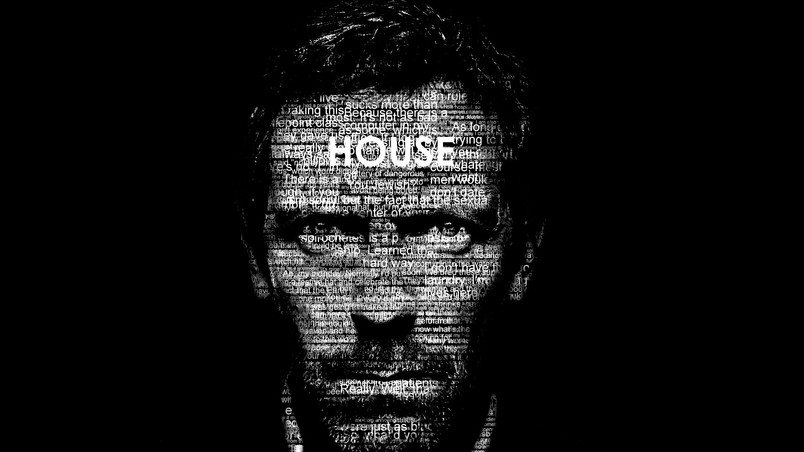 Doctor House Typography wallpaper