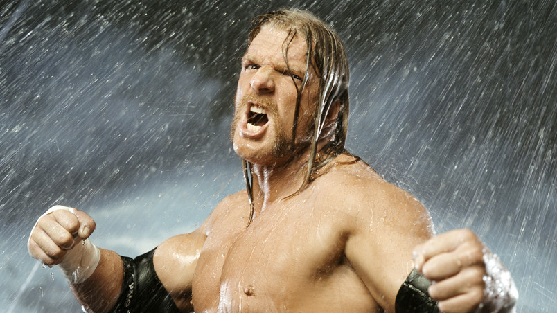 Angry Triple H wallpaper