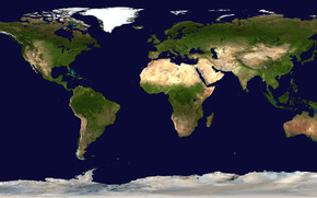 Clean World Map wallpaper