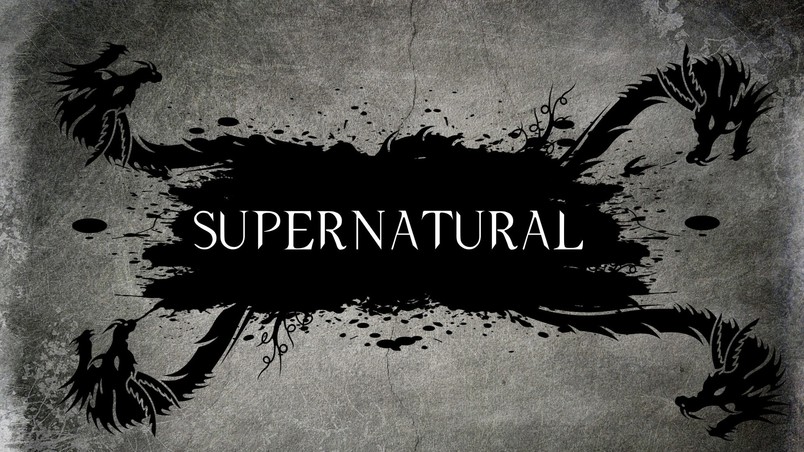 Supernatural Tv Series Logo wallpaper