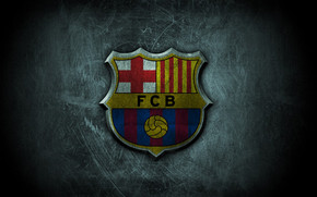 FC Barcelona Grunge Logo wallpaper