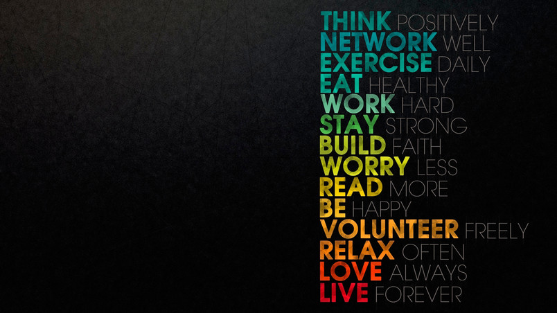 Think Positively wallpaper