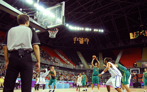 Basketball on the Olympic Park wallpaper