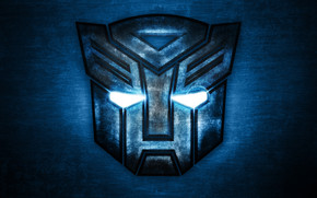 Transformers Blue Logo wallpaper