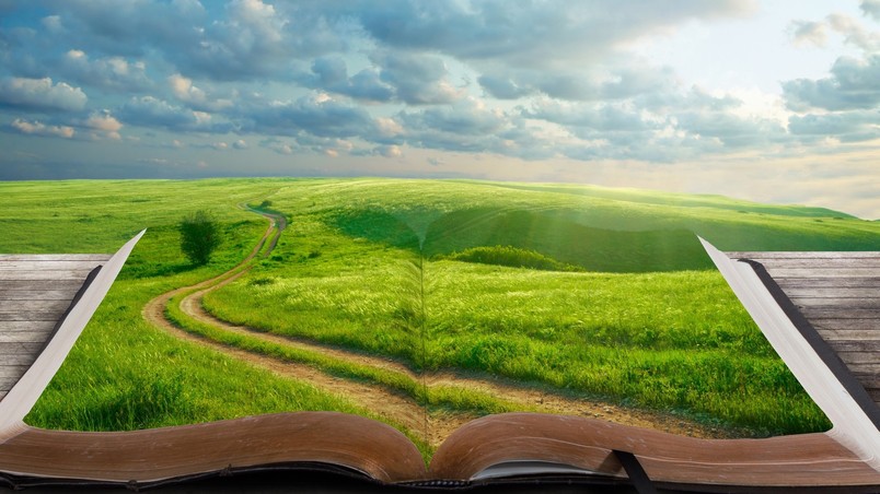 Green World Book wallpaper