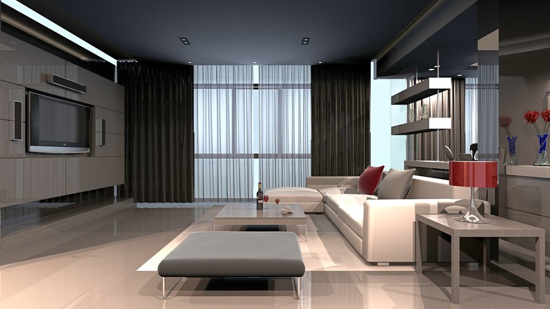 Spectacular Living Room Design wallpaper
