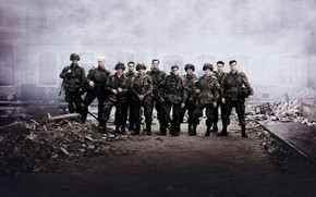 Band of Brothers Cast wallpaper