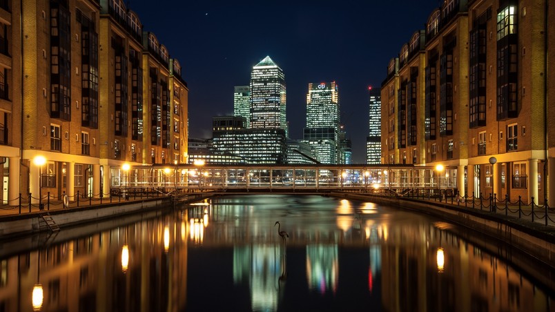 Canary Wharf View wallpaper