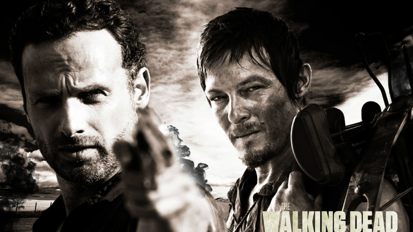 Rick and Daryl The Walking Dead wallpaper