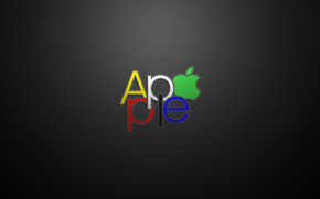 Apple Text Logo wallpaper