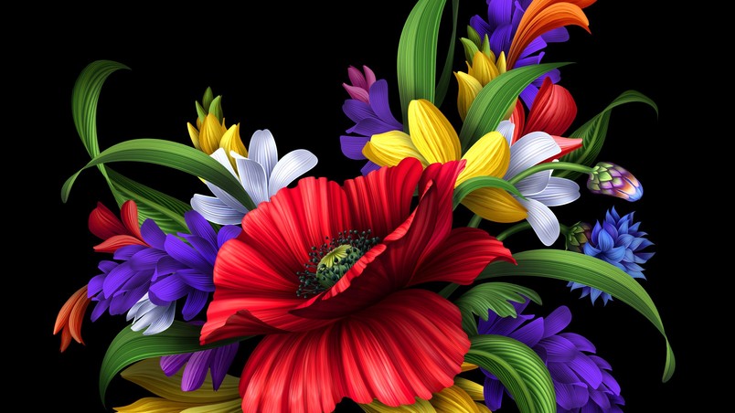 Special Flower Bouquet wallpaper