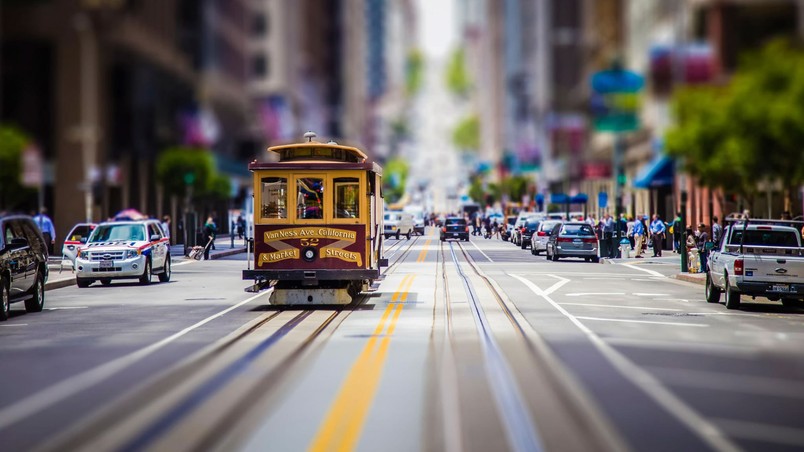 San Francisco Vintage Tram wallpaper