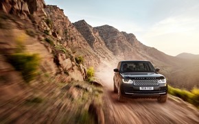 New Black Range Rover on Speed wallpaper