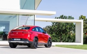 Mercedes Benz GLE Coupe Back View wallpaper