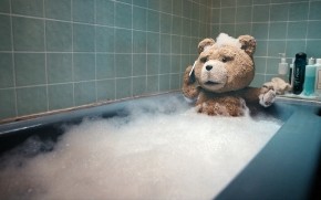 Ted taking a Bath wallpaper