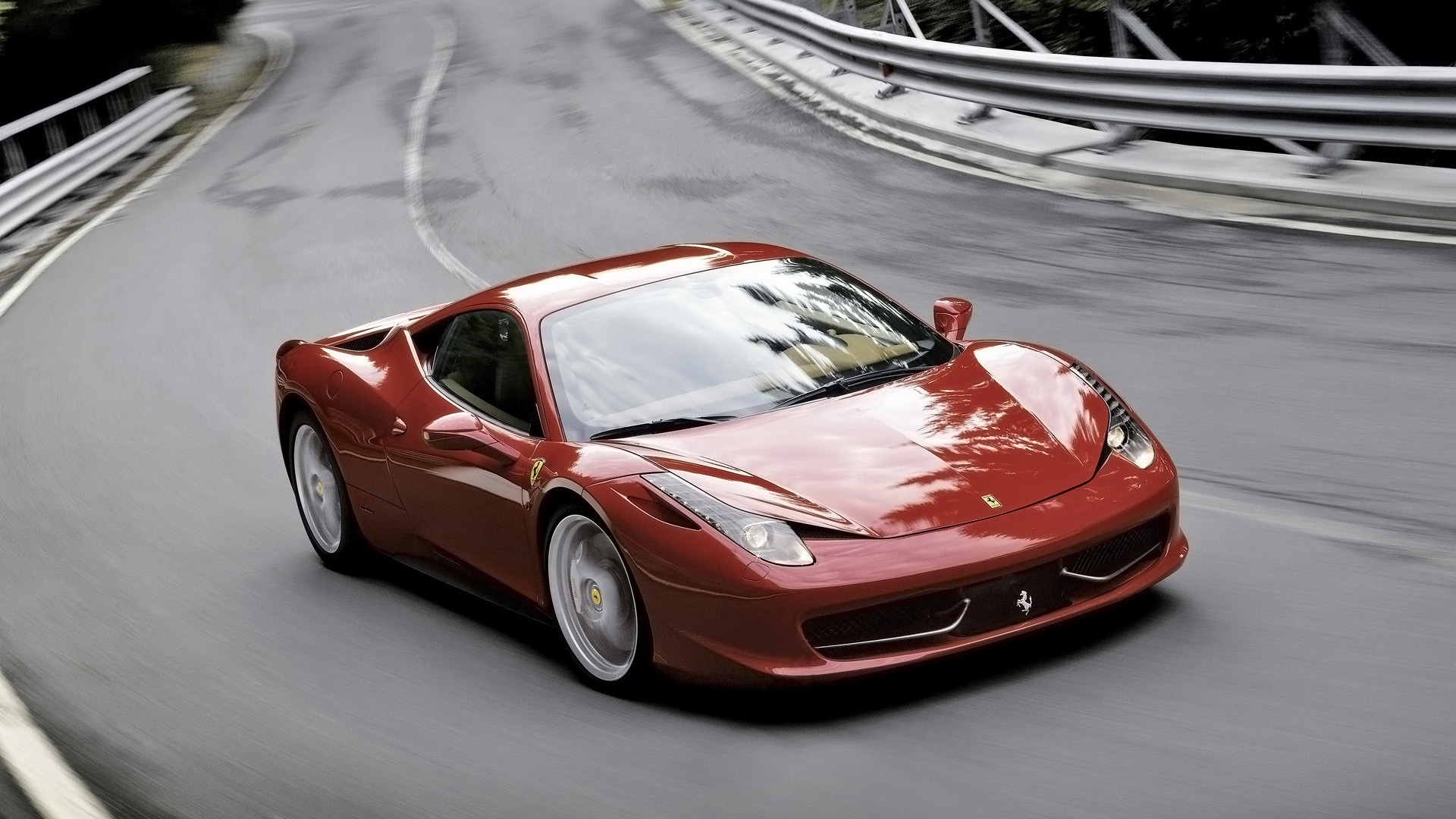 2011 Ferrari 458 Italia Red Speed for 1920 x 1080 HDTV 1080p resolution