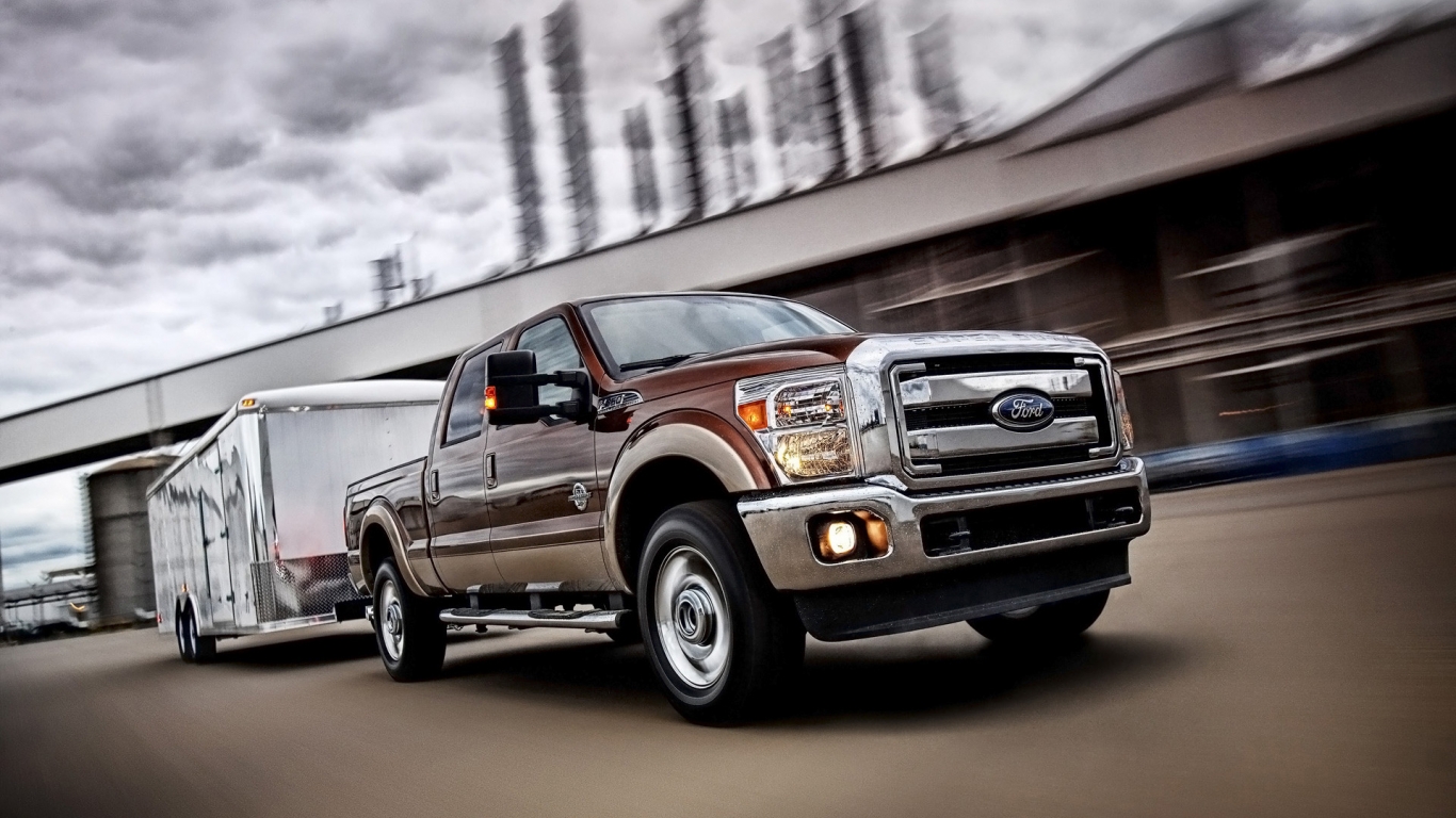 2011 Ford F-Series Super Duty Speed for 1366 x 768 HDTV resolution