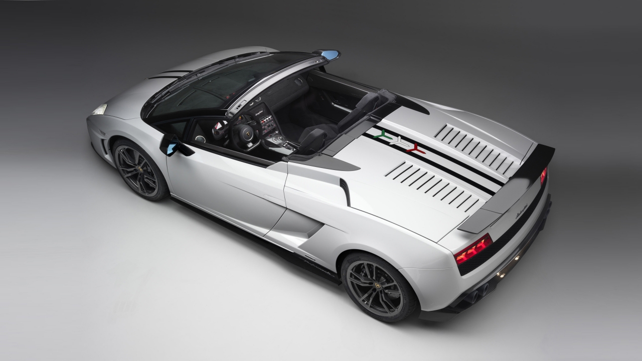 2011 Lamborghini Gallardo LP 570 4 Spyder for 1280 x 720 HDTV 720p resolution