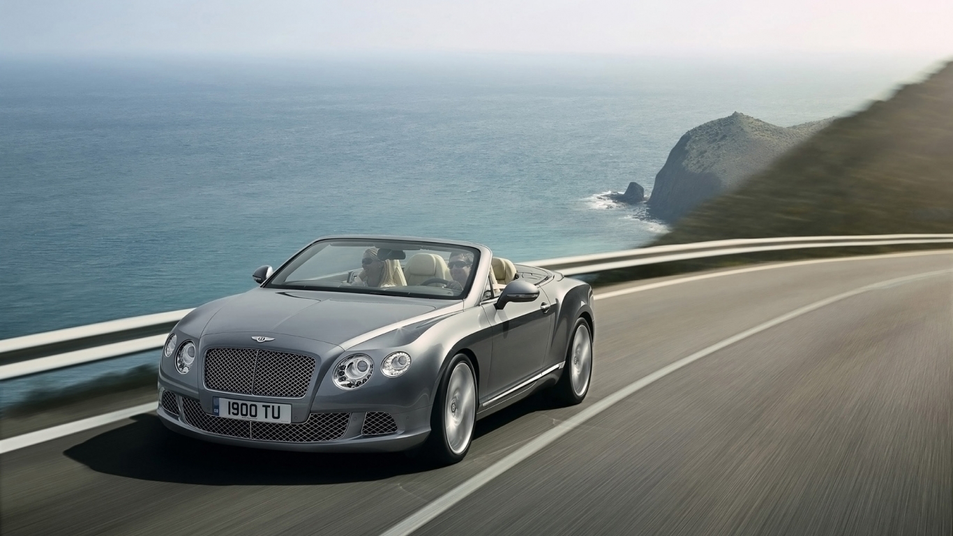 2012 Bentley Continental GTC for 1366 x 768 HDTV resolution