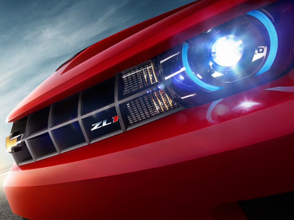 2012 Chevy Camaro ZL1 Headlight for 1024 x 768 resolution