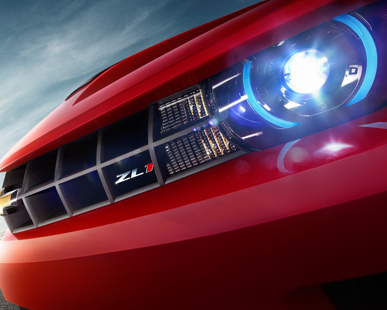 2012 Chevy Camaro ZL1 Headlight for 1280 x 1024 resolution
