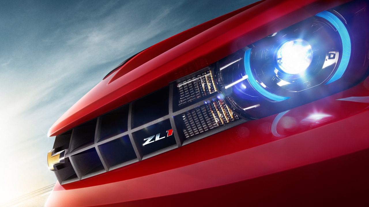 2012 Chevy Camaro ZL1 Headlight for 1280 x 720 HDTV 720p resolution