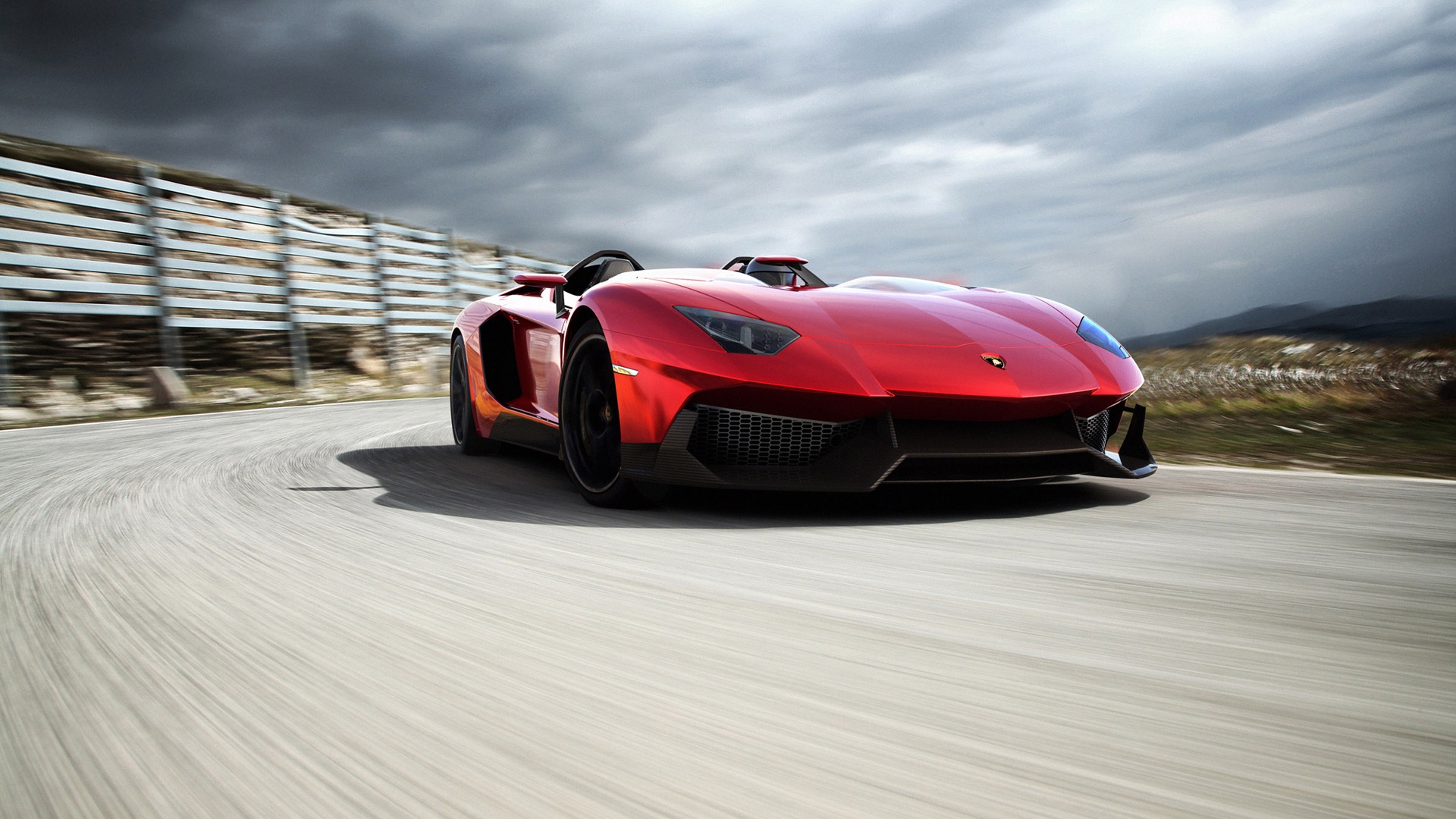 2012 Lamborghini Aventador J Speed for 1920 x 1080 HDTV 1080p resolution