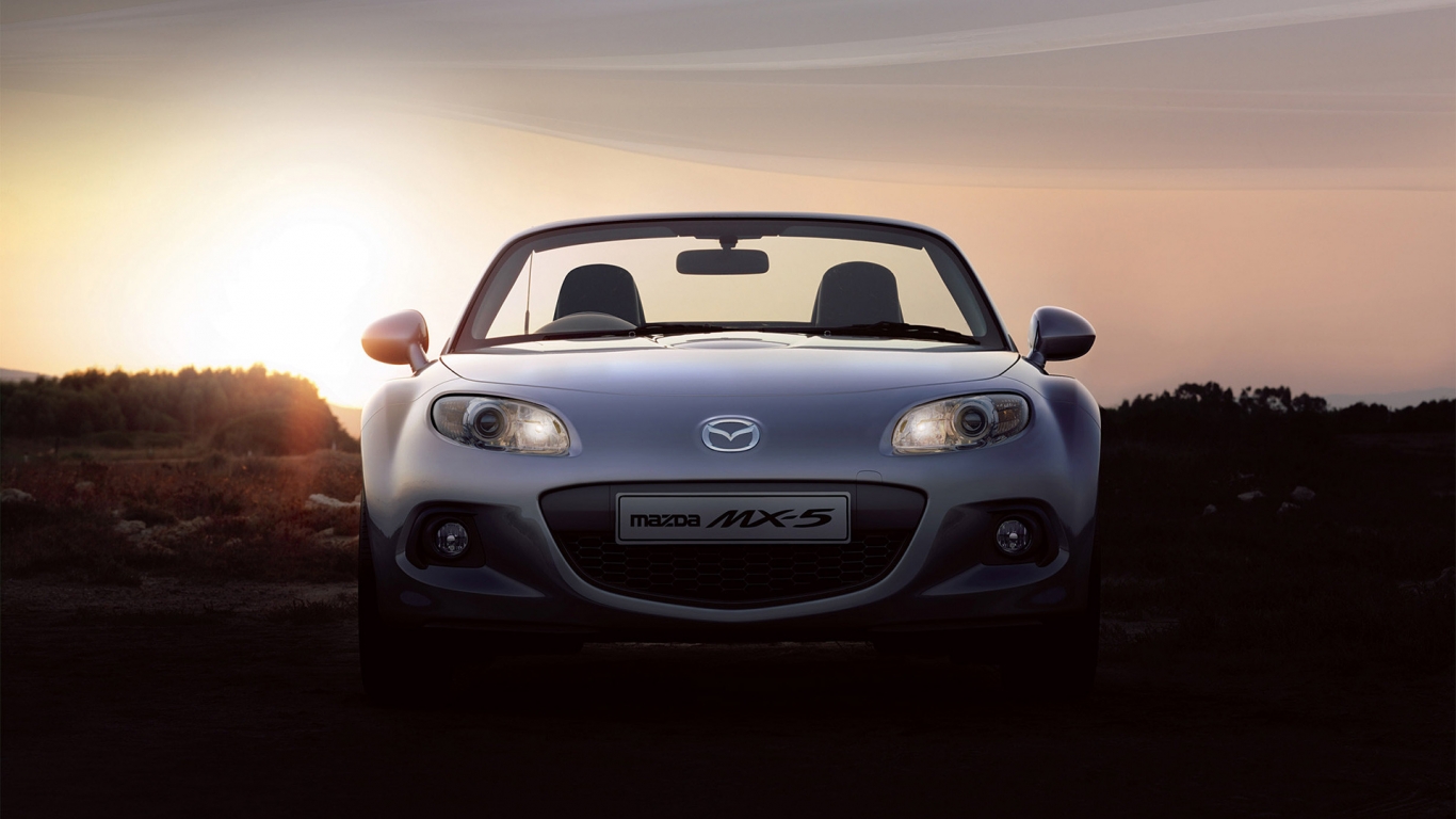 2013 Mazda MX 5 Roadster for 1366 x 768 HDTV resolution