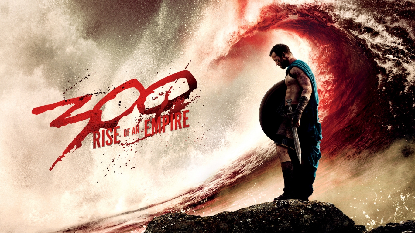 300 Rise of an Empire Movie for 1366 x 768 HDTV resolution