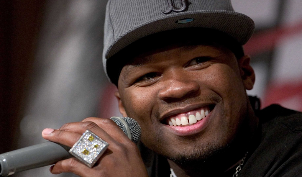 50 Cent Smile for 1024 x 600 widescreen resolution