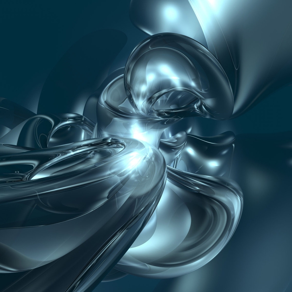 Abstract 3D Creation for 1024 x 1024 iPad resolution