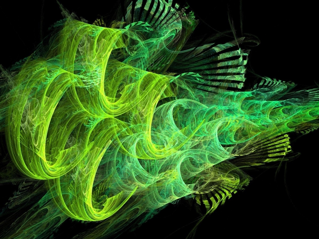 Abstract Fractal for 1024 x 768 resolution