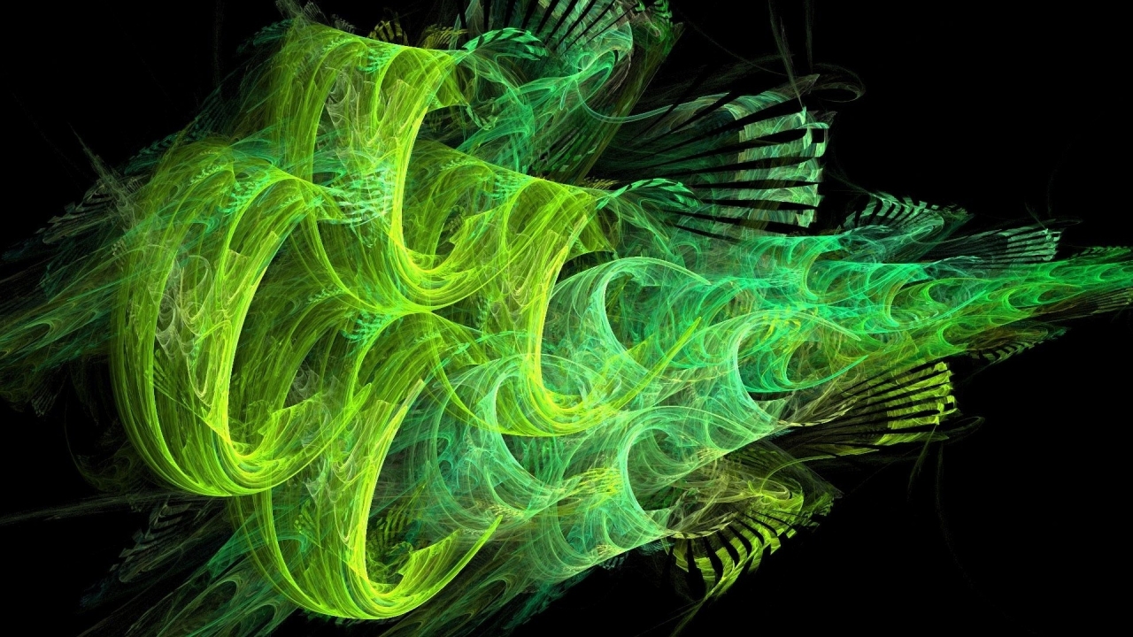 Abstract Fractal for 1280 x 720 HDTV 720p resolution